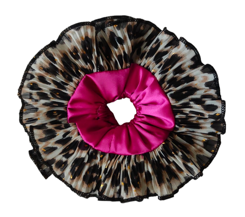 Bamba animal print fucsia