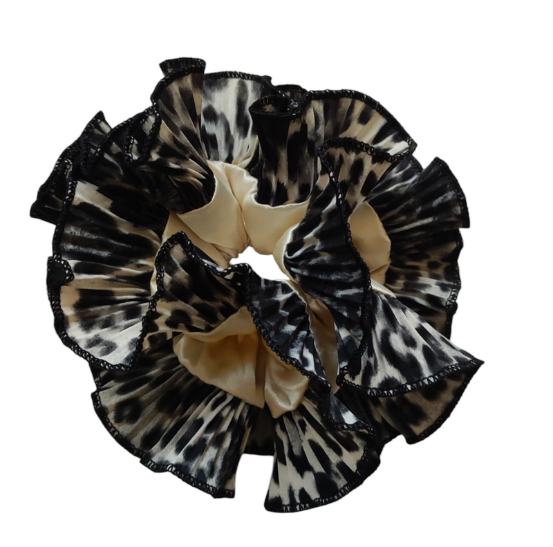 Bamba animal print crema